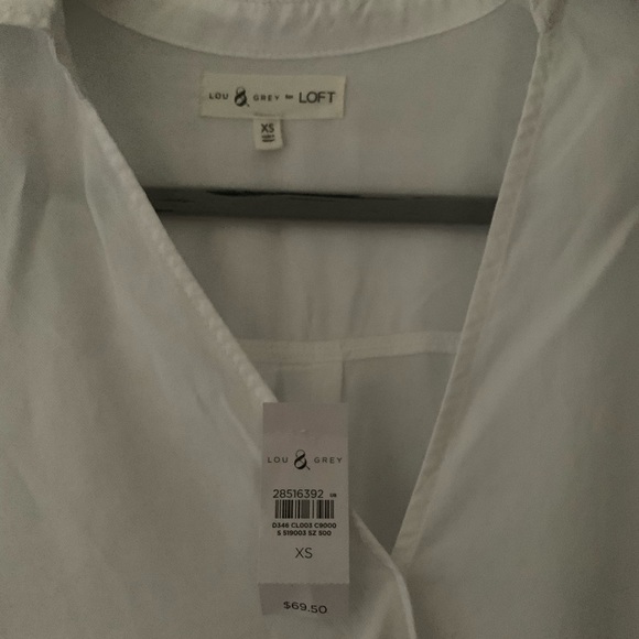 NWT Lou and Grey wrap collar shirt - Picture 4 of 4